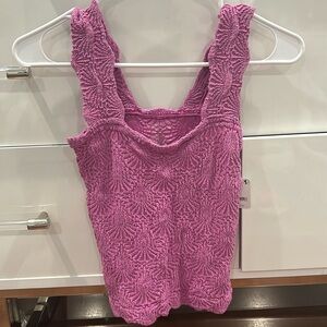 Pink love top amazing quality good for summer tank top from free people